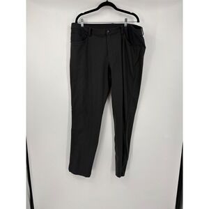 Lululemon ABC Classic-Fit Pant GRAY Mens Size 40 Tapered Trousers